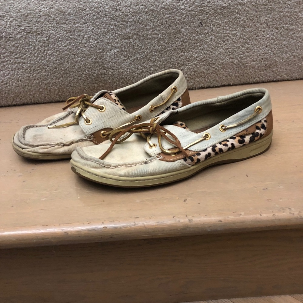 Used Cheetah Print Sperrys - Picture 4 of 7